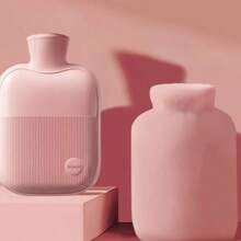 Water-Filled Plush Hot Water Bottle, Anti-Explosion Foot Warmer & Bed Warmer, Cute Hand Warmer - Multicolor - View 10