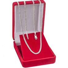 Men's Grumet Necklace Cord 2mm 925 Silver Plated 50cm 60cm70cm 80cm - Bạc - Xem 1