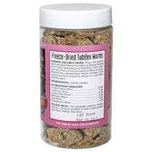 Freeze Dried Tubifex Worms Fish  -  High Protein  For Freshwater Fish, Cichlids, Discus, Angelfish, Catfish, Barbs - Tubifex Worms Fish  - 0.92 Oz (26g) - 3.6 盎司(1 包) - 查看 4