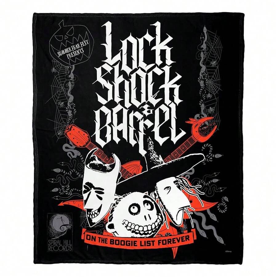 Northwest Nightmare Before Christmas Silk Touch Throw Blanket, 50" X 60", LSB Live2Nite - LsbLive2nite - Xem 1