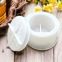 Bee Jar Silicone Mold With Lid - DIY Epoxy Resin, Cement & Clay Casting Mould For Jewelry Storage Box, Candle Cup & Home Decor Crafts