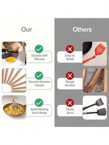 12/1 szt. silikonowych przyborów kuchennych, mikser do ciasta, pomocnik do pieczenia ciasta, narzędzia kuchenne, nieprzywierające gadżety kuchenne, zmywalne nowoczesne naczynia kuchenne, niezbędne w cukierni, barze śniadaniowym, do użytku domowego, wygodne, szybkie, łatwe, wydajne