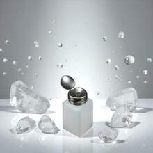 1Pc 200ML Empty Pump Dispenser Bottle For Acetone And Nail Polish Remover Push Down Liquid Dispenser Pump Bottle