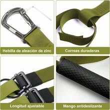 Equipo Entrenamiento de Suspensión Ajustable, Sistema de Gimnasio en Casa Correas de Ejercicio Suspendido Cuerda de Tracción Banda de Alta Resistencia para Fitness Viaje Interior , hasta 450kg - 1 - Ver 5
