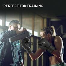 Guantes de Boxeo, Guantes de Lucha, Guantes de Entrenamiento para Hombres y Mujeres, Adecuados para Boxeo, Artes Marciales Mixtas, Sanda, Sparring, etc. - 10 onzas - Ver 3