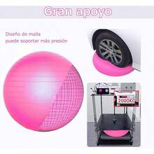 2pcs Pelota Pilates Incluye Pelota Yoga Grande de 65cm y Pilates Mini Ball de 25cm,Pelota para Embarazadas Antideslizante y Antichoque,Pelotas para Ejercicio chica Antipinchazos para Deportes,Fitness - rosa - Ver 7
