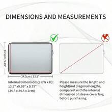 14 Inch Laptop Sleeve Case Protective Soft Padded Zipper Cover Carrying Computer Bag Compatible With 14" Notebook Chromebook Tablet Ultrabook Black