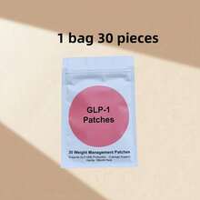 30pcs GLP-1 Patch Set, Suitable For Abdomen, Arms, And Thighs - 30pcs Self-Adhesive PVC Patches, Portable Design, Pink, Ideal For Body Care And Support, Body Care Patches | Modern Aesthetics | Self-Adhesive Patches, Sewing Accessories, Embroidered Appliqué, Sewing Supplies, Sewing