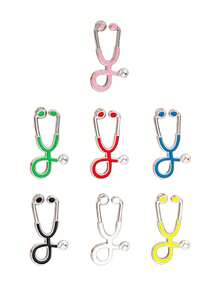 Bộ 14 chiếc ghim cài áo thiết kế ống nghe hoạt hình và nhiều màu sắc, huy hiệu bác sĩ bí ẩn y khoa sáng tạo, phụ kiện trang trí bằng kim loại, phụ kiện văn phòng, áo sơ mi, áo khoác, trang sức, Giáng sinh, Halloween, ghim quần áo, quà tặng giáo viên dễ thương, phụ kiện Halloween, ngày nhà giáo - Nhiều màu - Xem 13