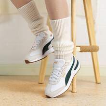 Puma 彪马 R78 尼龙复古轻便舒适休闲运动鞋，低帮系带，399250 - 彪馬白-松木綠-白色 - 查看 5