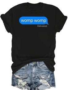 Camiseta SWY16 para mujer y unisex, de verano, casual, transpirable, con cuello redondo, manga corta, estilo urbano y versátil, adecuada para adolescentes y adultos - Negro - Ver 1