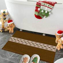 Tapis de sol, ensemble de tapis en peluche de fausse laine pour cuisine, salle de bain et entrée, tapis d'entrée résistant à l'huile et anti-salissures, tapis absorbant pour la maison, convient pour la salle de bain, la cuisine, la chambre, la buanderie et l'entrée
