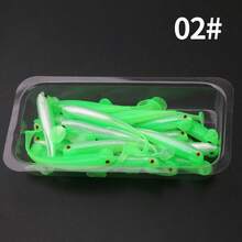 20pcs/Pack, Single Piece Size: 6.1cm, 1.3g, Fishing Soft Bait, Fish Bait, Fishing Supplies, Dual-Color Lure Bait, Artificial Bait, Lifelike Fish Bait, Suitable For All Water Bodies