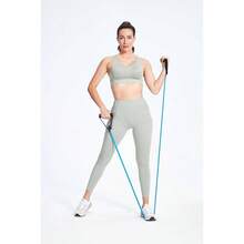 Resistance Bands With Handles Working Out Women And Men, Exercise Bands With Door Anchor, Stretch Bands Home Workouts, Simple Guide Included