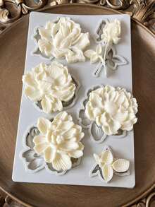 1 Pc Relief Bird /Spring Flower Pattern Silicone Mold Resin Mold DIY - Light Grey - View 9