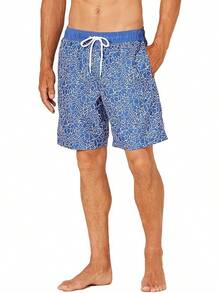 Essentials - Bañador de Secado rápido para Hombre - Blanco Marino Pintado Floral - Ver 13