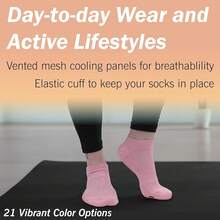 Calcetines deportivos de rayón de fibra de bambú para hombre - 26 Soltero Azul - Ver 4
