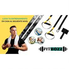 Equipo de Entrenamiento de Suspensión Cuerda de Entrenamiento Ejercicio en Casa Gym con tu Propio Peso Corporal Incluye Poster Suspension Training - 1 - Ver 1