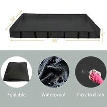 DIY Guinea Pig Cages With Waterproof Canvas Bottom16 Panels Small Animal Cage Pet Playpen With Door For Bunny Turtle Hedgehog Indoor Metal Wire Yard Fence Outdoor - như hình ảnh - Xem 6