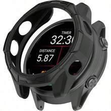 FitTurn Case For Garmin Forerunner 970 3 Pack Forerunner 970 Smart Watch Case Protective Cover Anti Scratch Frame Bumper For Forerunner 970 47mm Smartwatch 3pack2