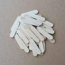 50pcs/Pack Plain Wooden Ice Cream Sticks, Lollipop Sticks, Spoon Sticks, Suitable For Summer DIY Ice Cream, Perfect Ice Cream Accessory For Summer