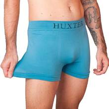Huxter Men's Microfiber Boxer Briefs Light Blue - Baby Blue - View 2
