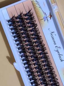 600pcs Thick C Curl 9-13mm Mixed Black DIY Eyelash Extension Kit, Creates Fluffy Natural-Looking Lashes, Includes DIY Eyelash Glue, DIY Remover, And DIY Eyelash Extension Tools - D - View 15