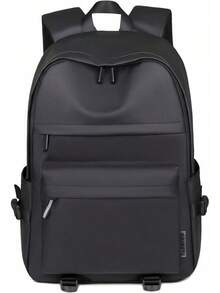 Mochila para Laptop Hombre, Mochila Impermeable, Mochila para Portátil de 15.6 Pulgadas, Mochila de Gran Capacidad para escuela, viajes, Negocios - Negro - Ver 1