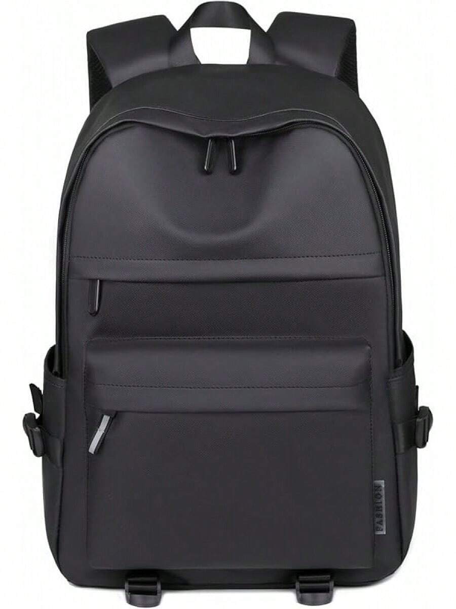 Mochila para Laptop Hombre, Mochila Impermeable, Mochila para Portátil de 15.6 Pulgadas, Mochila de Gran Capacidad para escuela, viajes, Negocios - Negro - Ver 1