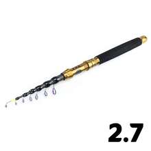 Lerutwis 1.8m-3.6m Sea Fishing Rod, Customizable With Fishing Reel, Alloy Metal Handle With Reel Seat, Carp Multifunctional Retractable Spinning Rod, Portable Short Stroke Fishing Rod - Multicolor - View 18