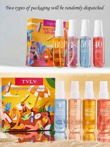 1pc/4pcs/5PCS Brazilian Collection Spray Mist With Gift Box, Limit Edition Aromatherapy Indoor, Outdoor Air Freshener Fragrance Multi-Layered Heightened State Of Bliss Spray With Long Lasting Natural Fresh Charming Essentials, Releasing Elegant Janeiro Vanilla Coconut Floral Fruity Citrus Wood Aquatic Ocean Sea Scent For Dating, Party, Gathering, Traveling, Holiday, Home, Hotel, Office, Ideal Gift For Family, Relatives And Friends