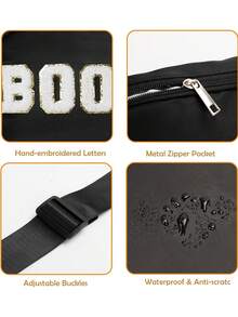 Sac mignon en forme de fantôme d'Halloween - Remplisseur de panier effrayant "Boo", cadeaux d'Halloween pour enfants, adolescents, filles - Accessoire amusant de costume d'Halloween