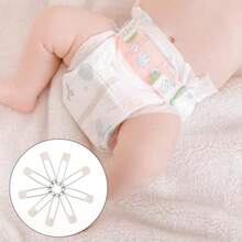 50 Pcs Stainless Steel Safety Pins With Locking Closures For Clothing Fastening And Diaper Securing 4CM Length Durable And Reliable For Everyday Use In Fashion Crafting And Baby Care Applications - trắng - Xem 7
