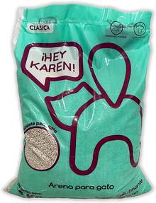 ¡Hey Karen!para Gato 10 kg, clásica, aglutinante con Aroma, Libre de Polvo,rápida absorción,Limpieza fácil.