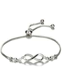 Pulsera decorativa de infinito, apta para uso diario - Unitalla - Ver 1