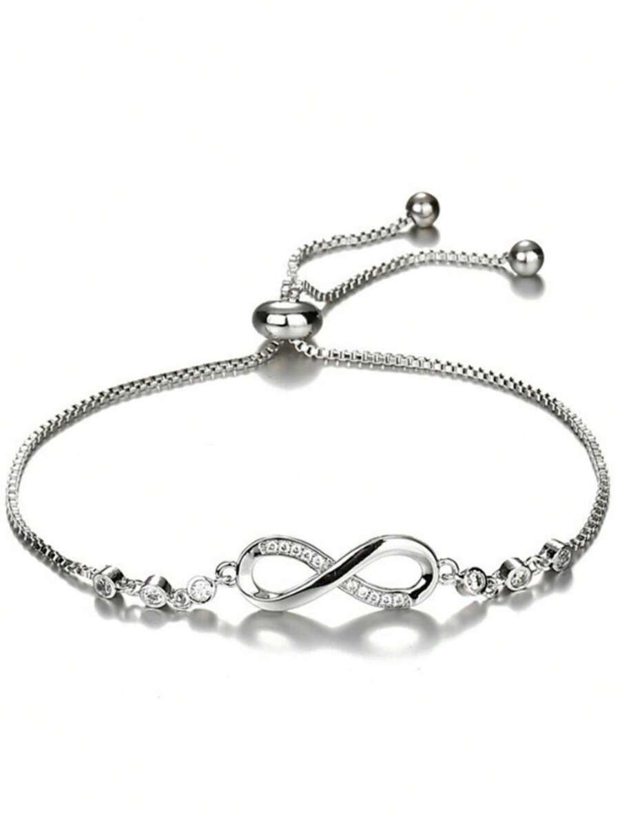 Pulsera decorativa de infinito, apta para uso diario - Unitalla - Ver 1