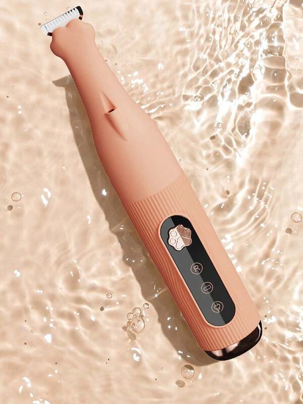 1PC Low-Noise Pet Grooming Kit Rechargeable Pet Grooming Kit Cordless Quiet Pet Clipper Kit LED Lighting Pet Shaving Dog Trimming Foot Hair Electric Pusher Footprint Pattern Cat Shaving Electric Pusher Trimmer Pusher Pet Shaver Without Hurting Pet Skin Electric Shaver