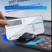 1pc Multifunction Car Anti-Slip Mat, Rotatable Car Anti Slip Mat Phone Holder, Multifunctional Dashboard Mobile Phone Holder