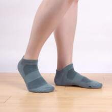 Calcetines deportivos de rayón de fibra de bambú para hombre - 26 Soltero Azul - Ver 6