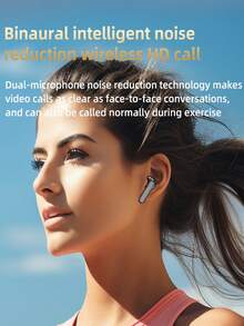 全新无线蓝牙耳机，带镜面LED数字显示屏，重低音，内置麦克风，音质清晰，无线游戏耳机，待机时间长，支持音乐和多模式游戏