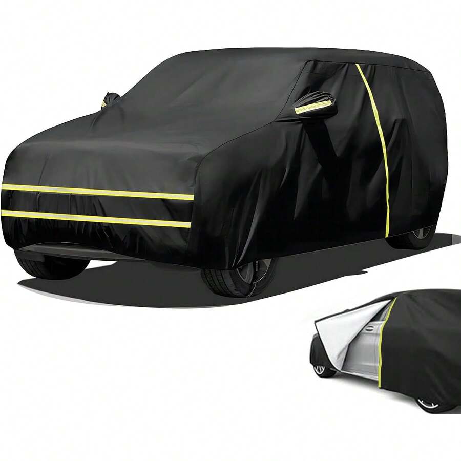 Funda de Coche SUV, Impermeable Portátil con Forro de Algodón ,Anti-, Resistente a Aranazos y Nieve (485 * 190 * 185cm) - 1 - Ver 1