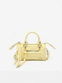 Nouveau sac de moto Y2K à rivets, sac à main rétro haut de gamme à l'ancienne mode française, sac bandoulière croisé