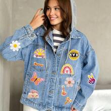 22Pcs Summer Iron On Patches Vintage Embroidered Patches Cute Hawaiian Applique Patches Clothing Backpacks Jeans Hats