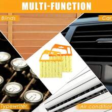 1 件，豪华百叶窗清洁刷 - 易于拆卸，可机洗，有效除尘工具，适用于百叶窗、空调、汽车出风口、基本家庭清洁用品 - 彩色 - 查看 5