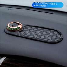 1pc Multifunction Car Anti-Slip Mat, Rotatable Car Anti Slip Mat Phone Holder, Multifunctional Dashboard Mobile Phone Holder