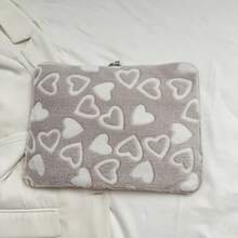 纯色简约奢华星形图案笔记本电脑/平板电脑保护套，多种尺寸可选 - 藕粉色 - 查看 5