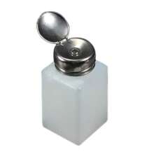 1Pc 200ML Empty Pump Dispenser Bottle For Acetone And Nail Polish Remover Push Down Liquid Dispenser Pump Bottle