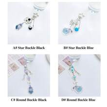 1 pièce/set Porte-clés acrylique mignon d'alien de scène, pendentif de personnage de dessin animé, charm de téléphone, porte-clés de voiture, décoration de sac à dos d'étudiant, accessoire de sac, accessoires d'Halloween, idées de cadeaux pour la fête des enseignants, Noël, accessoires de sac, cordons avec porte-badge, accessoires de voiture, breloques de sac - Multicolore - Voir 2