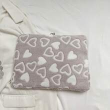 纯色简约奢华星形图案笔记本电脑/平板电脑保护套，多种尺寸可选 - 藕粉色 - 查看 8