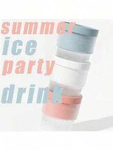 Sanrio 2 Stücke bunte Silikon Eiswürfelformen für runde Eiswürfel - leicht zu entfernen, antihaftbeschichtet für Whiskey, Cocktails und Softdrinks - bunte runde Eiswürfelformen für Zuhause, Wohnheim, Bar - perfekt als Geschenk zu Weihnachten, Valentinstag, Muttertag, Vatertag und Abschluss